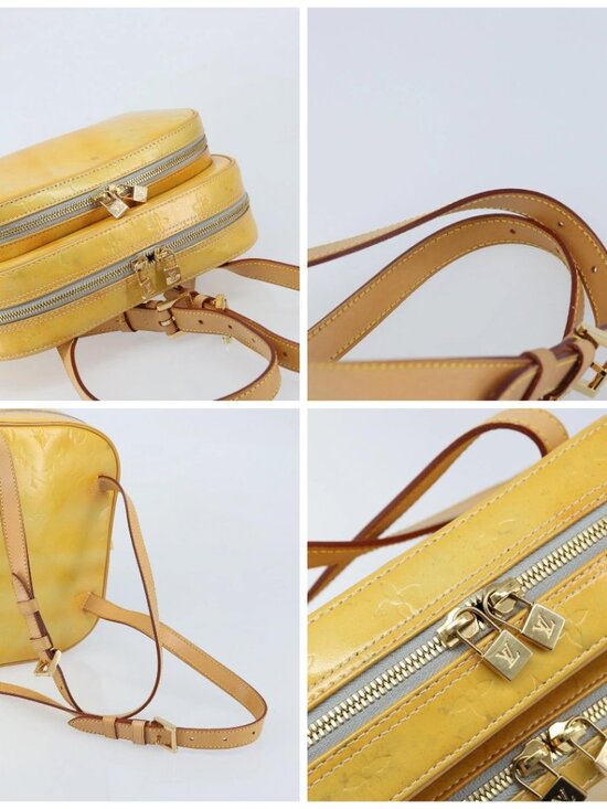 LOUIS VUITTON Monogram Vernis Marley Backpack Gris M91038 LV Auth ki6483 main image 10